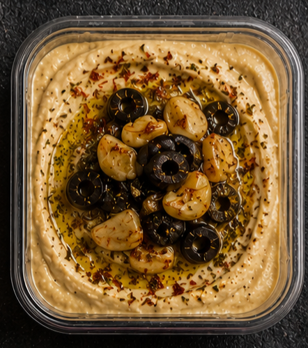 Black Olives & Roasted Garlic Hummus